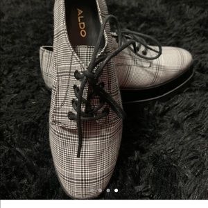 Only worn once Aldo platform shoes